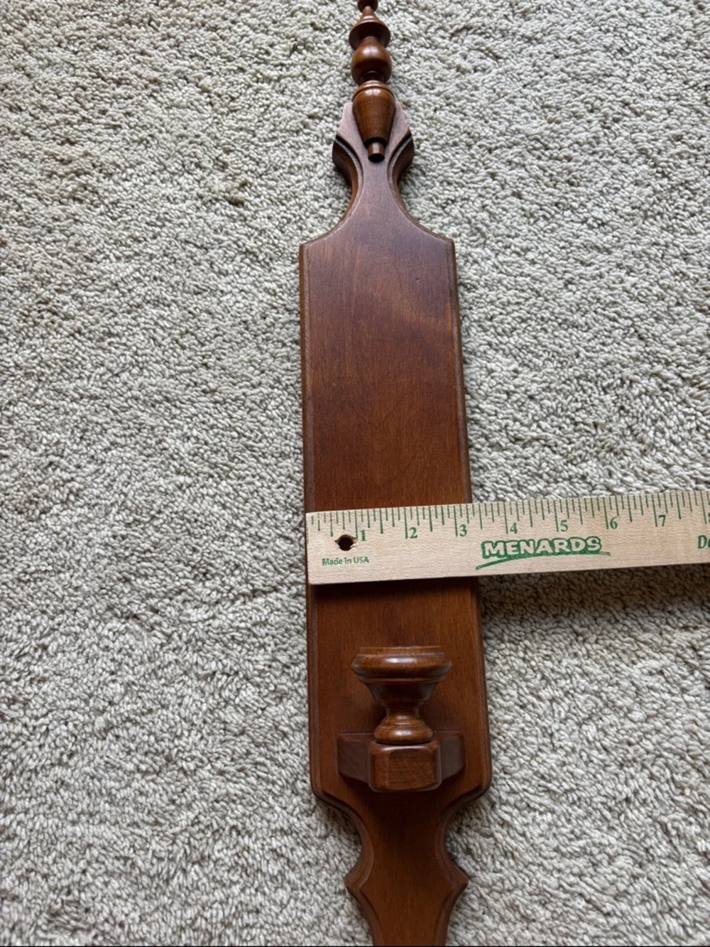 Vintage MCM Tell City Wood Wall‎ Candle Holders Sconces Mid Century Modern Set
